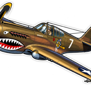 p40 flying tigers sticker